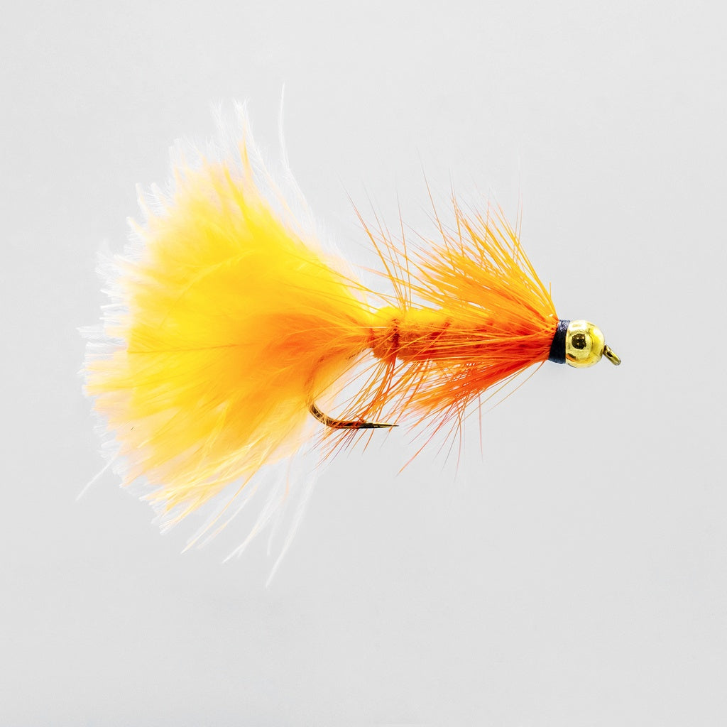 Orange Bead Head Woolly Bugger