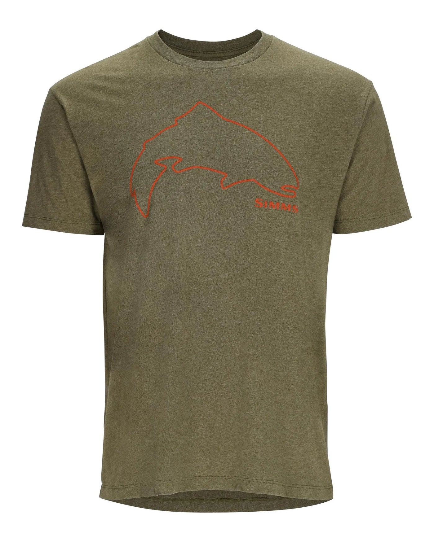 Simms T-Shirt Trout Outline