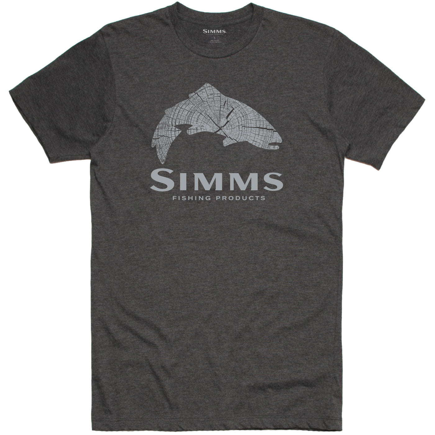 Simms Wood Trout fill t-shirt