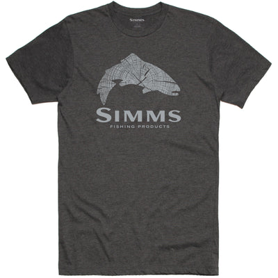 Simms Wood Trout fill t-shirt