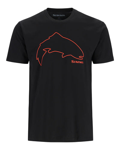 Simms T-Shirt Trout Outline