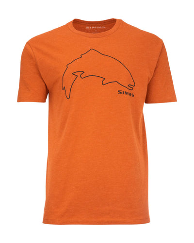 Simms T-Shirt Trout Outline