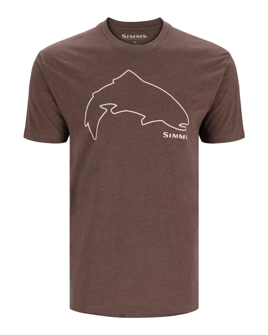 Simms T-Shirt Trout Outline